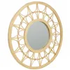 Wall mirror Alexandra House Living Natural Bamboo Rattan 56 x 2 x 56 cm