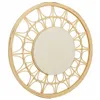 Wall mirror Alexandra House Living Natural Bamboo Rattan 56 x 2 x 56 cm