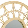 Wall mirror Alexandra House Living Natural Bamboo Rattan 56 x 2 x 56 cm