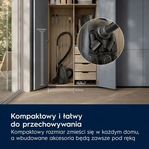 Putekļu Sūcējs ar Maisu Electrolux EB31C1DB Sarkanbrūns 750 W