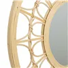 Wall mirror Alexandra House Living Natural Bamboo Rattan 56 x 2 x 56 cm