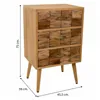 Chest of drawers Alexandra House Living Natural Paolownia wood 75 x 38 x 45 cm