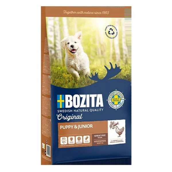 Фураж Bozita Original Puppy & Junior Chicken Курица 12 kg