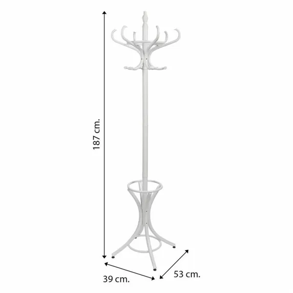 Hat stand Alexandra House Living White 39 x 187 x 53 cm