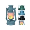 LED Lantern Lumineo Blue Green Aluminium 24,5 cm