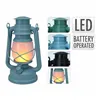 LED Lantern Lumineo Blue Green Aluminium 24,5 cm