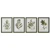 Painting Home ESPRIT Green Beige Shabby Chic Botanical plants 30 x 2,5 x 40 cm (4 Units)