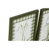 Painting Home ESPRIT Green Beige Shabby Chic Botanical plants 30 x 2,5 x 40 cm (4 Units)