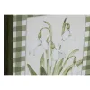 Painting Home ESPRIT Green Beige Shabby Chic Botanical plants 30 x 2,5 x 40 cm (4 Units)