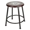 Stool Alexandra House Living Iron 38 x 45 x 38 cm