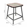 Stool Alexandra House Living Iron 38 x 45 x 38 cm