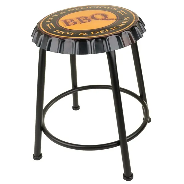 Stool Alexandra House Living Metal Iron 35 x 46 x 35 cm