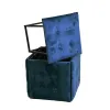 ķebļu komplekts GO GIFT Transformer Sarkanbrūns Samts Tērauds 50 x 50 x 50 cm Pufs 5-in-1 5 gb.