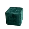 Set of stools GO GIFT Transformer Tummanvihreä Sametti Teräs 50 x 50 x 50 cm Pehmustettu istuin 5 yhdessä 5 osaa