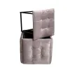 Set of stools GO GIFT Transformer Pinkki Sametti Teräs 50 x 50 x 50 cm Pehmustettu istuin 5 yhdessä 5 osaa