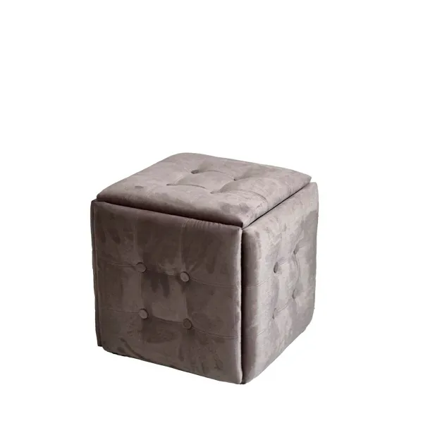 ķebļu komplekts GO GIFT Transformer Rozā Samts Tērauds 50 x 50 x 50 cm Pufs 5-in-1 5 gb.