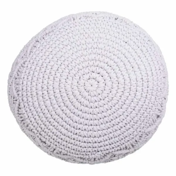 Pouffe Alexandra House Living White polystyrene 45 x 33 x 45 cm