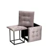 ķebļu komplekts GO GIFT Transformer Rozā Samts Tērauds 50 x 50 x 50 cm Pufs 5-in-1 5 gb.