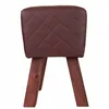 Stool Alexandra House Living PVC MDF Wood 30 x 47 x 36 cm