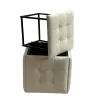 Set of stools GO GIFT Transformer Kerma Sametti Teräs 50 x 50 x 50 cm Pehmustettu istuin 5 yhdessä 5 osaa