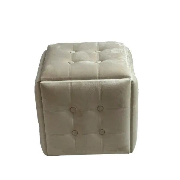 ķebļu komplekts GO GIFT Transformer Krēmkrāsa Samts Tērauds 50 x 50 x 50 cm Pufs 5-in-1 5 gb.