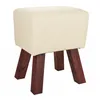 Stool Alexandra House Living PVC MDF Wood 30 x 47 x 36 cm