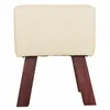 Stool Alexandra House Living PVC MDF Wood 30 x 47 x 36 cm