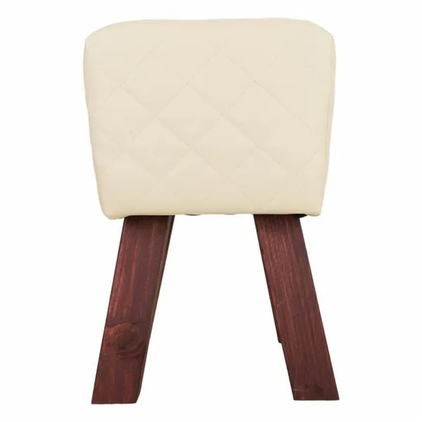 Stool Alexandra House Living PVC MDF Wood 30 x 47 x 36 cm