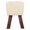 Stool Alexandra House Living PVC MDF Wood 30 x 47 x 36 cm