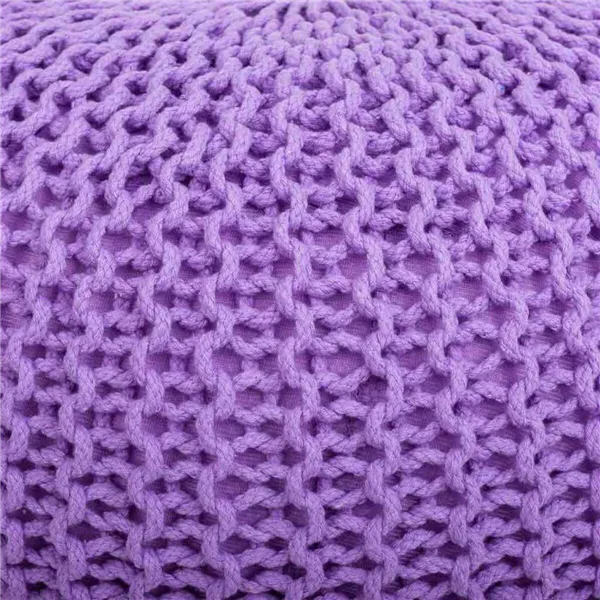 Pouffe Alexandra House Living Violet polystyrene 45 x 30 x 45 cm