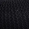 Pouffe Alexandra House Living Black polystyrene 45 x 30 x 45 cm