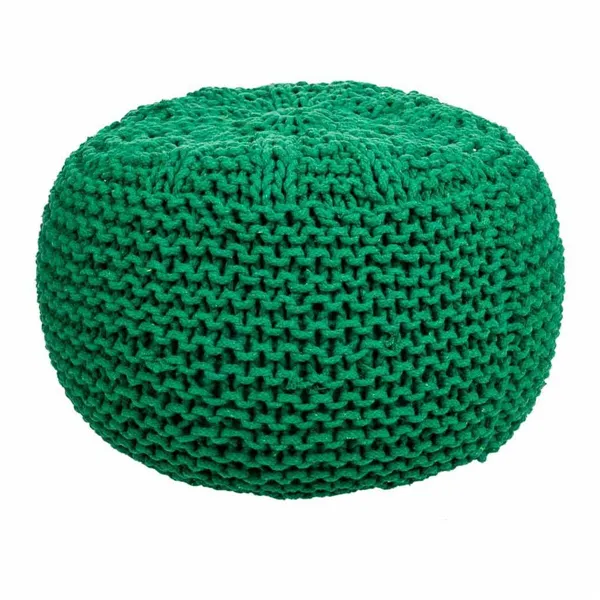 Pouffe Alexandra House Living Green polystyrene 38 x 30 x 38 cm