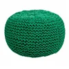 Pouffe Alexandra House Living Green polystyrene 38 x 30 x 38 cm