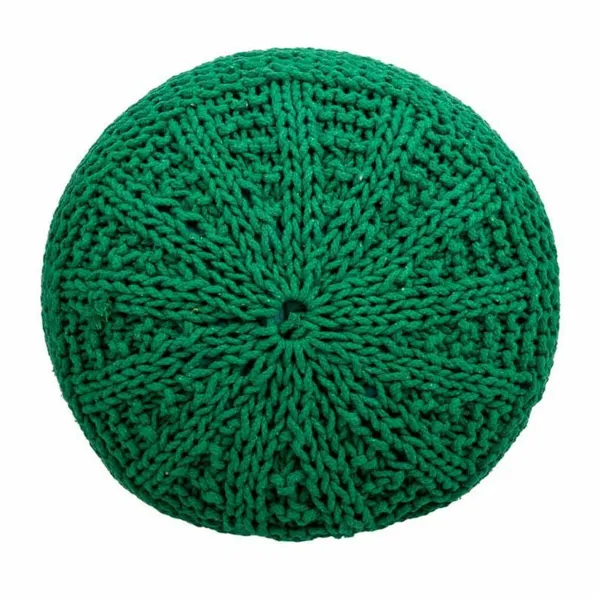 Pouffe Alexandra House Living Green polystyrene 38 x 30 x 38 cm