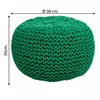 Pouffe Alexandra House Living Green polystyrene 38 x 30 x 38 cm