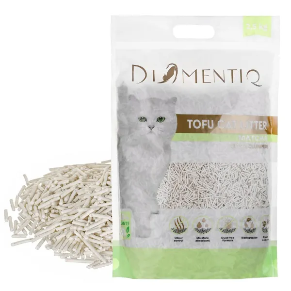 Песок для кошек Diamentiq Tofu 2,5 kg