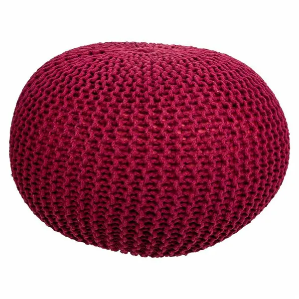 Pouffe Alexandra House Living Burgundy polystyrene 45 x 30 x 45 cm