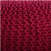 Pouffe Alexandra House Living Burgundy polystyrene 45 x 30 x 45 cm