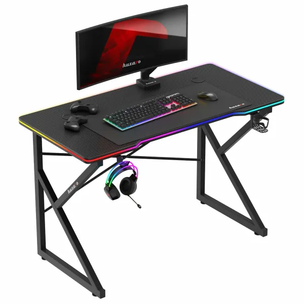 rakstāmgalds Huzaro HZ-Hero 1.7 RGB Black