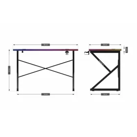 Письменный стол Huzaro HZ-Hero 1.7 RGB Black