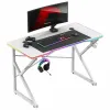 Rašomasis stalas Huzaro HZ-Hero 1.7 RGB White