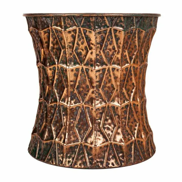 Stool Alexandra House Living Golden Iron 35 x 34 x 35 cm