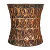 Stool Alexandra House Living Golden Iron 35 x 34 x 35 cm