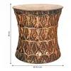 Stool Alexandra House Living Golden Iron 35 x 34 x 35 cm