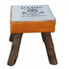 Stool Alexandra House Living Mango wood 44 x 45 x 44 cm