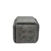 ķebļu komplekts GO GIFT Transformer Pelēks Samts Tērauds 50 x 50 x 50 cm Pufs 5-in-1 5 gb.