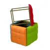ķebļu komplekts GO GIFT Transformer Daudzkrāsains Āda Tērauds 50 x 50 x 50 cm Pufs 5-in-1 5 gb.