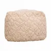 Pouffe Alexandra House Living Cream polystyrene 45 x 40 x 45 cm