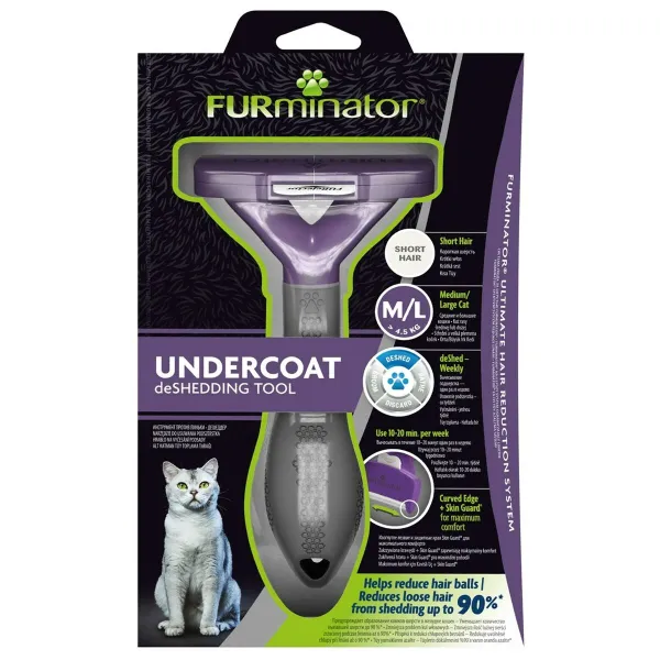Harja Furminator FUR151326 Kissa Suuri Musta