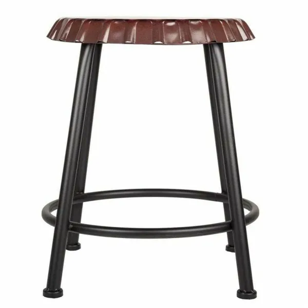 Stool Alexandra House Living Black Iron 35 x 46 x 35 cm